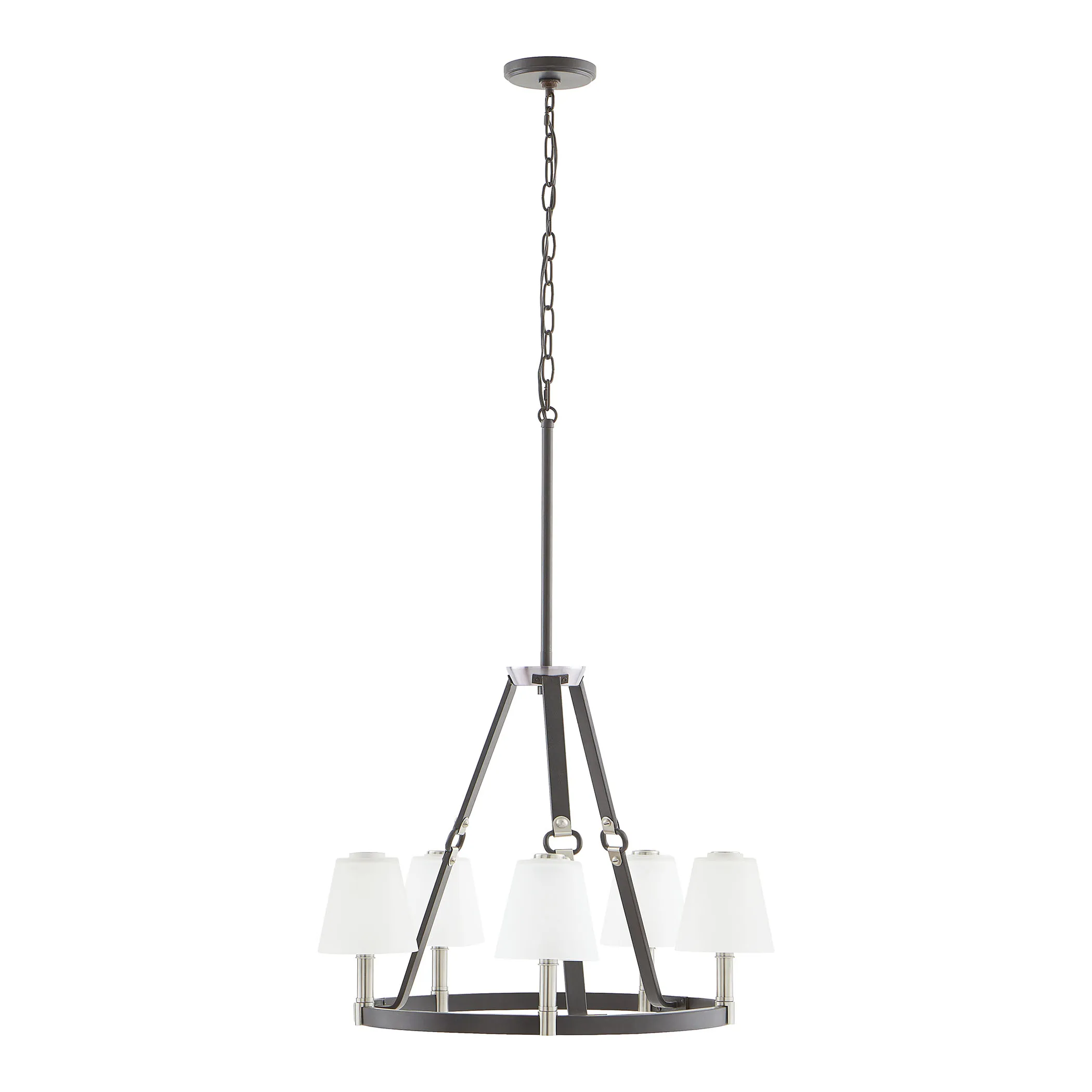 Armstrong Grove 25" Wide 5-Light Chandelier - Espresso