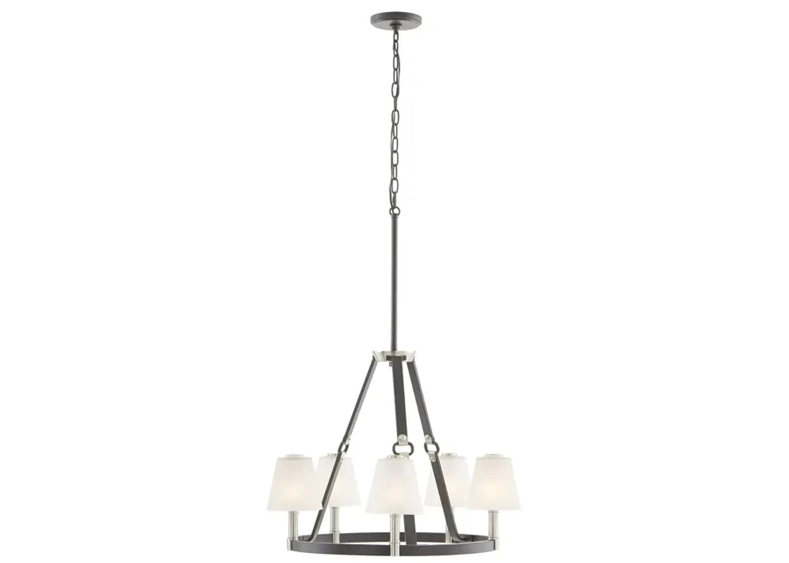 Armstrong Grove 25" Wide 5-Light Chandelier - Espresso