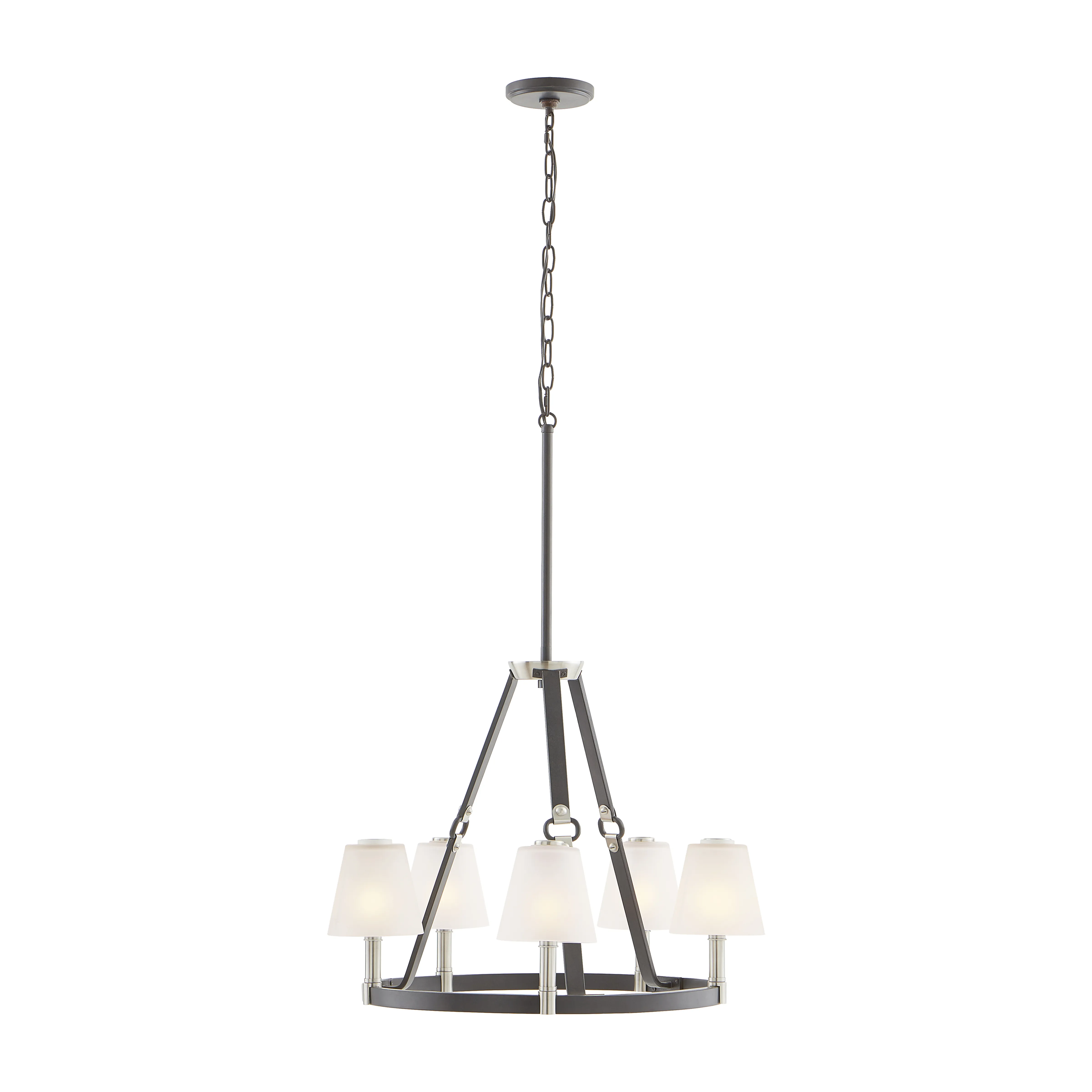 Armstrong Grove 25" Wide 5-Light Chandelier - Espresso