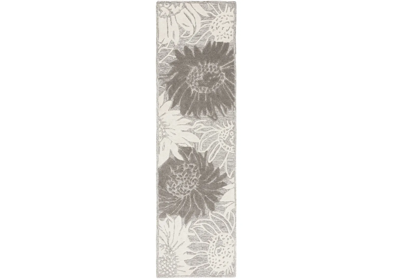 JARDIN 327 GREY  2'-3' x 8' Runner Rug