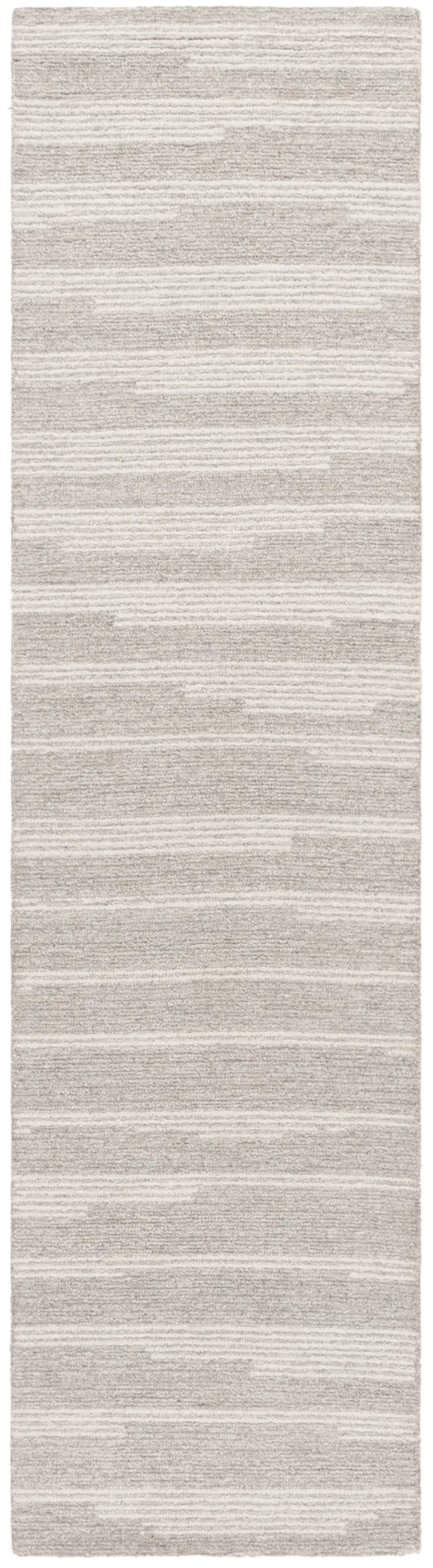 EBONY 526 GREY  2'-3' x 9' Runner Rug