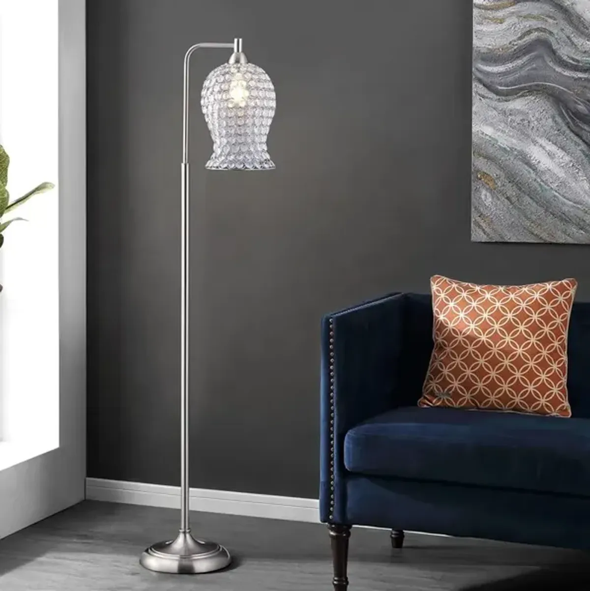 IZZY IRON FLOOR LAMP 