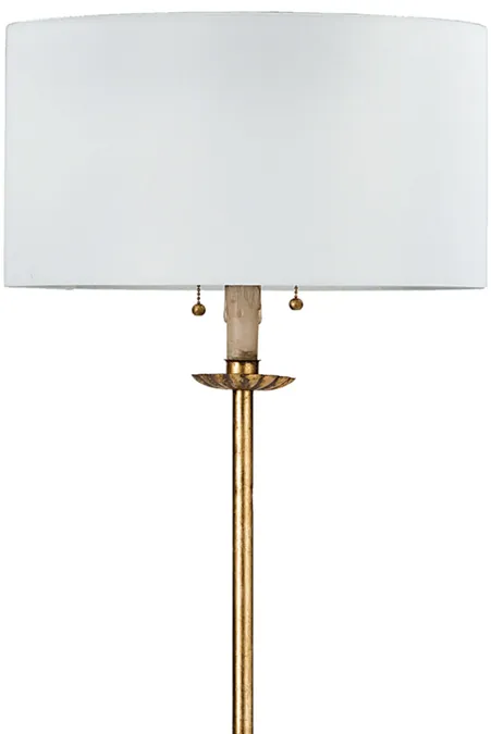 Clove Stem Floor Lamp (Antique Gold Leaf)