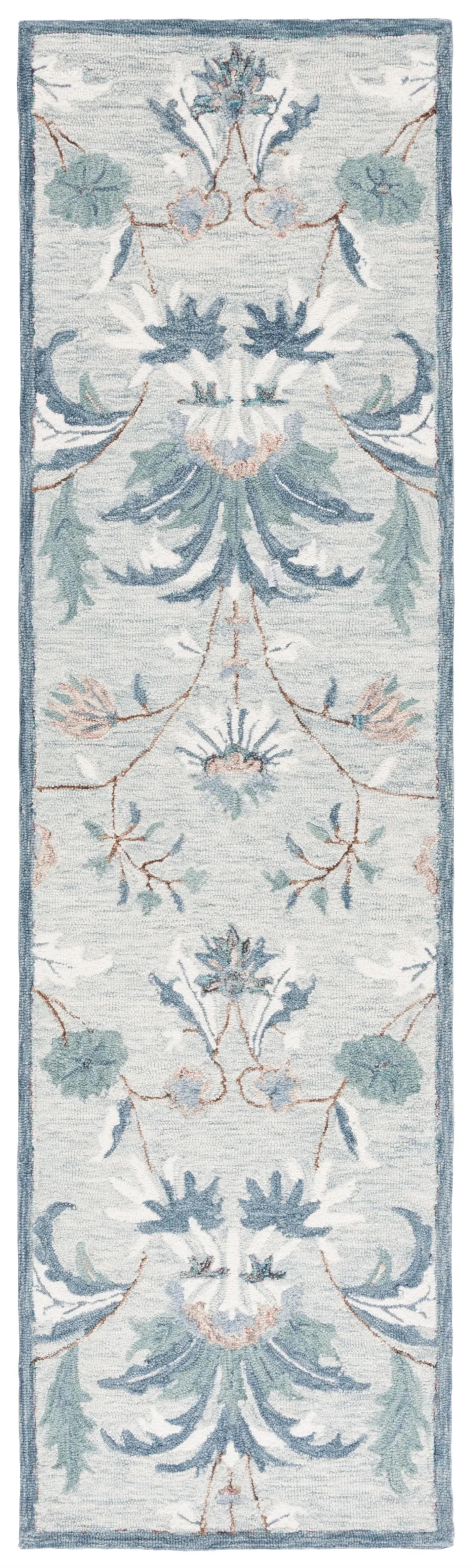 BLOSSOM 572 GREY  2'-6' x 8' Runner Rug