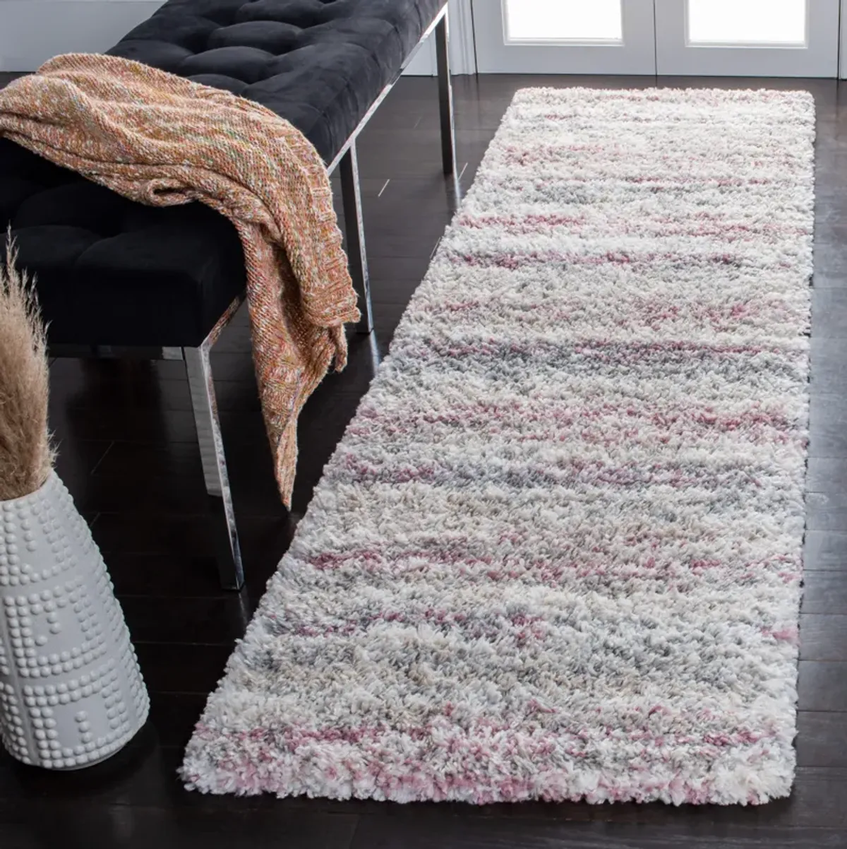 FONTANA SHAG Runner Power Loomed 2'-3" X 8' Rug