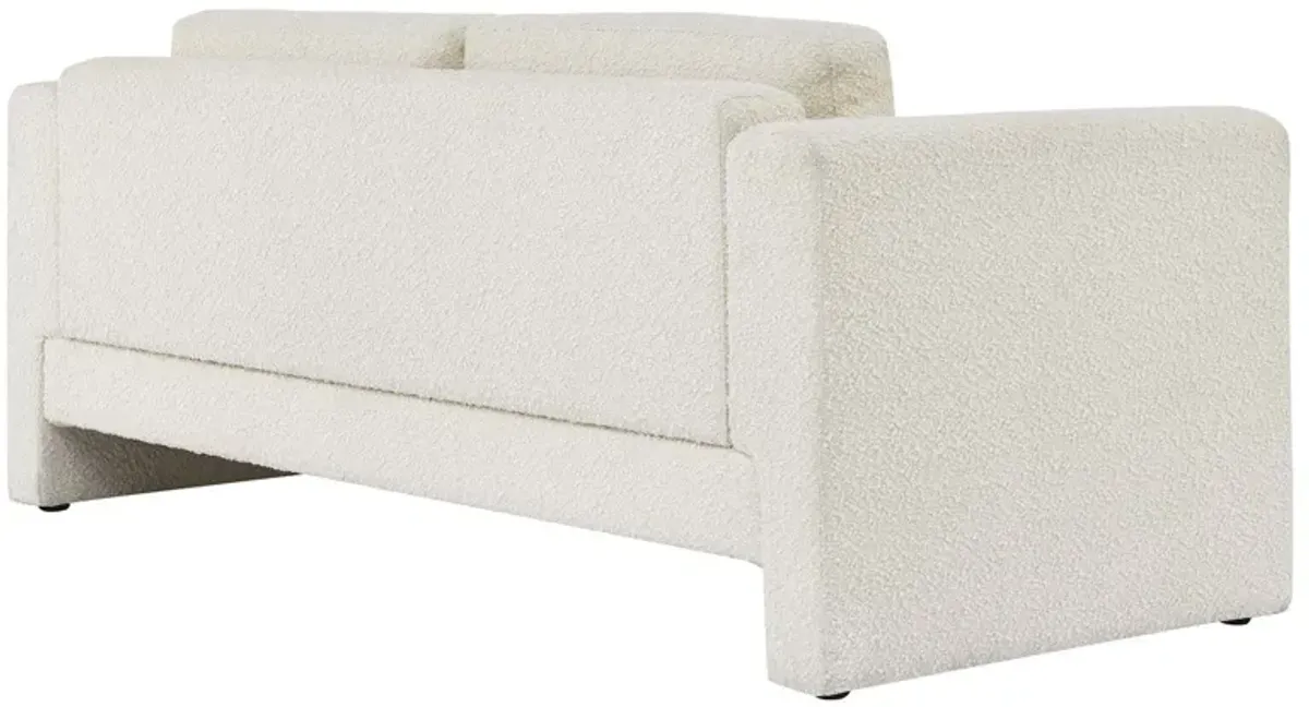 Visible Boucle Fabric Sofa