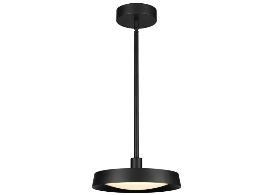 Nancy 11.75" WideLED Pendant - Matte Black