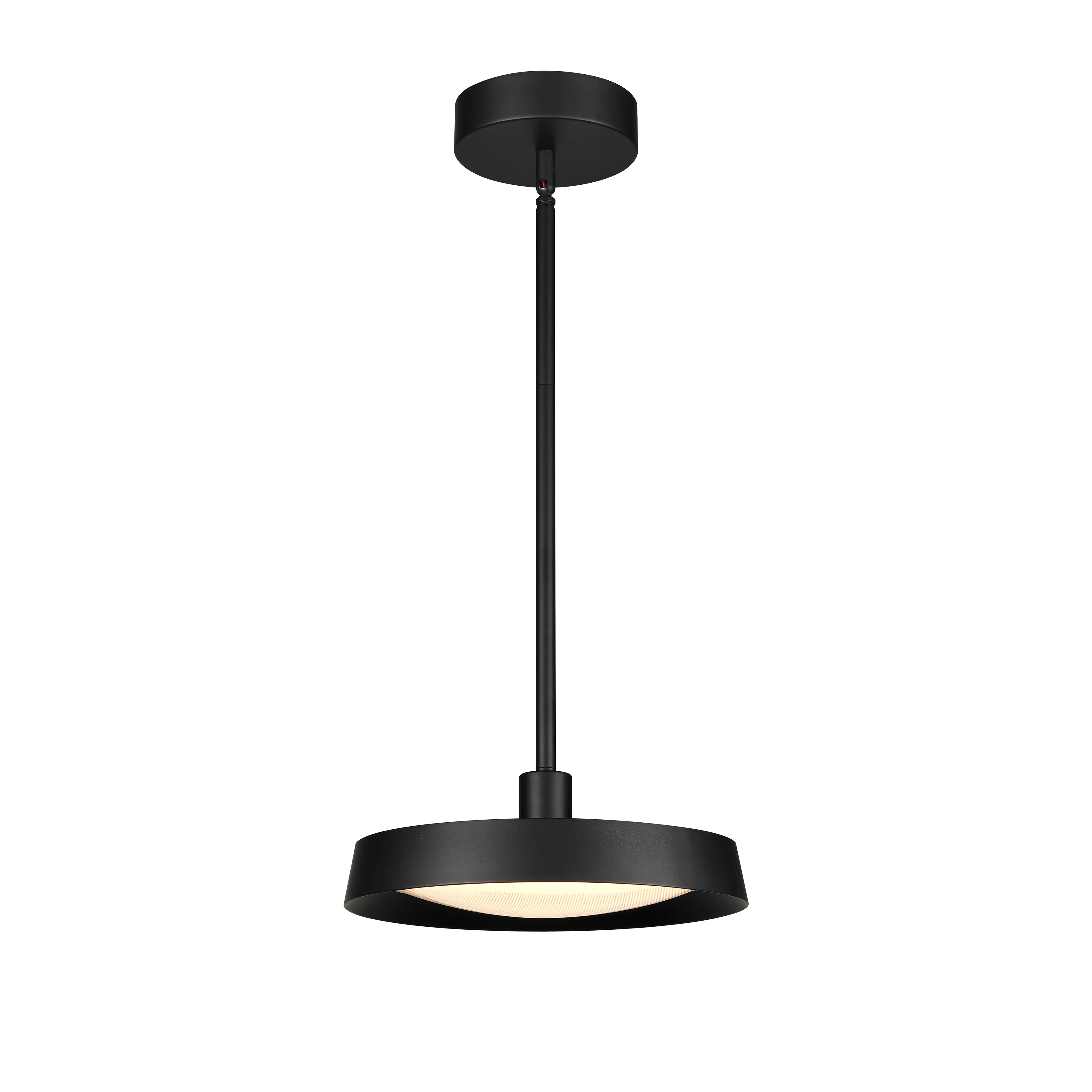 Nancy 11.75" WideLED Pendant - Matte Black