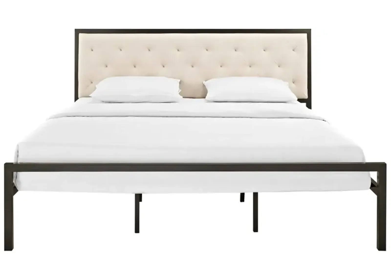 Mia King Fabric Bed