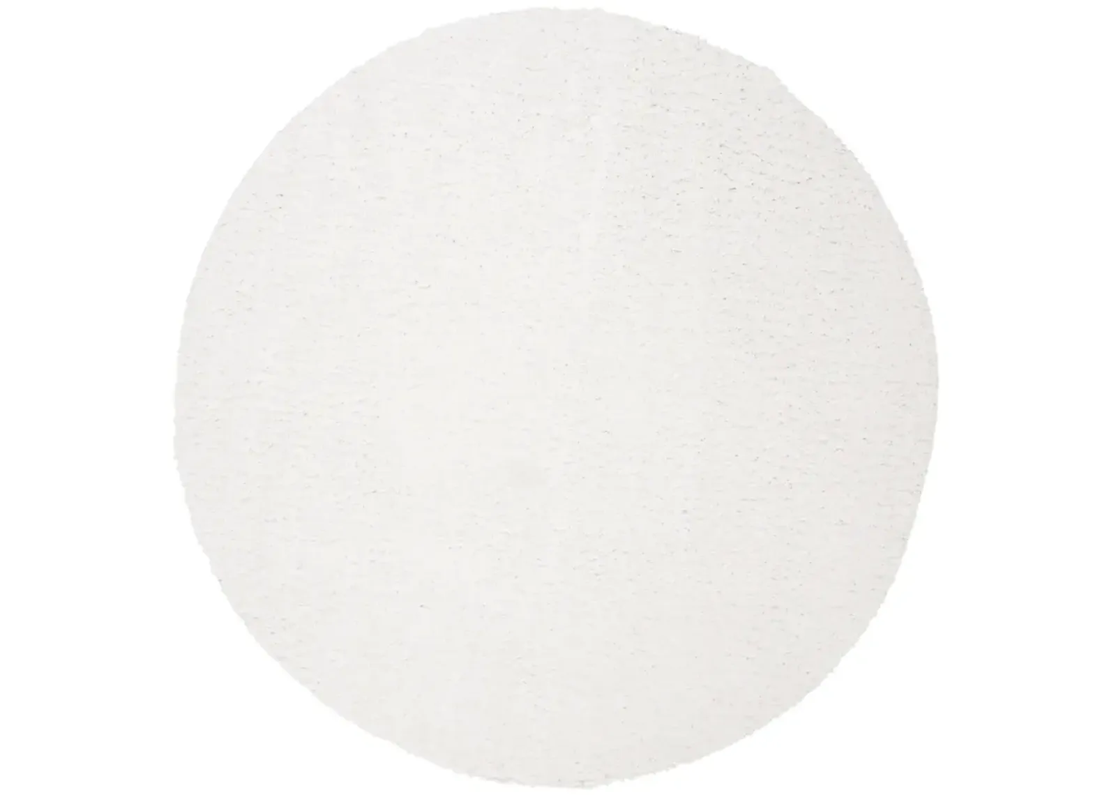 AUGUST SHAG 900 WHITE 10' x 10' Round Round Rug