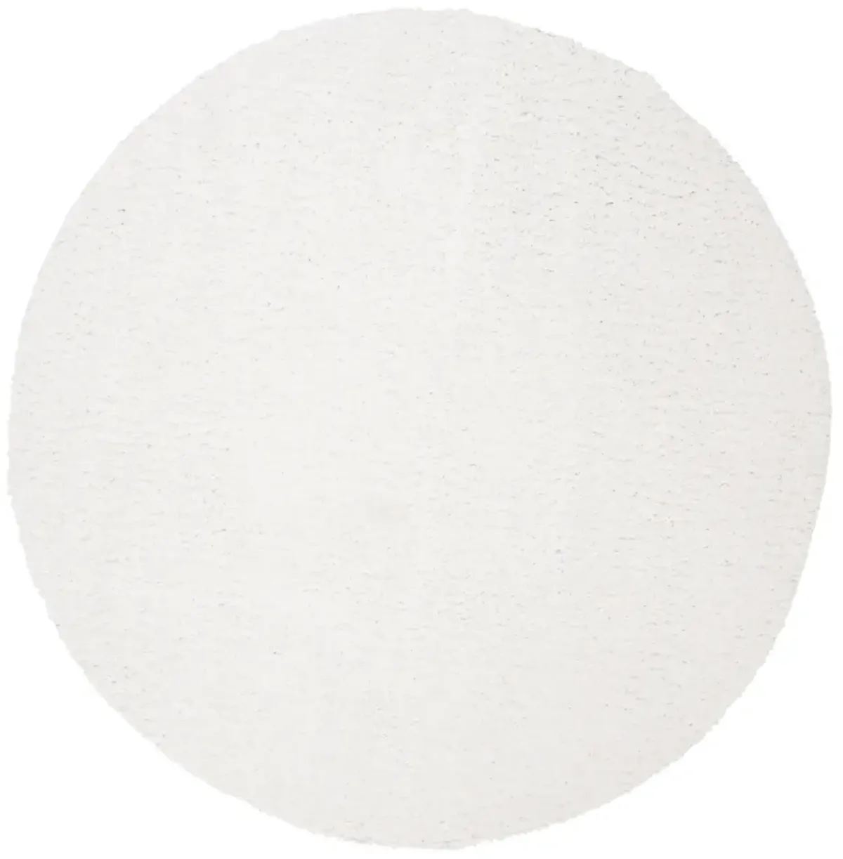 AUGUST SHAG 900 WHITE 10' x 10' Round Round Rug