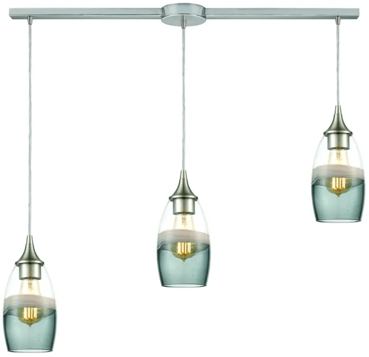 Sutter Creek Configurable Multi Pendant - Satin Nickel