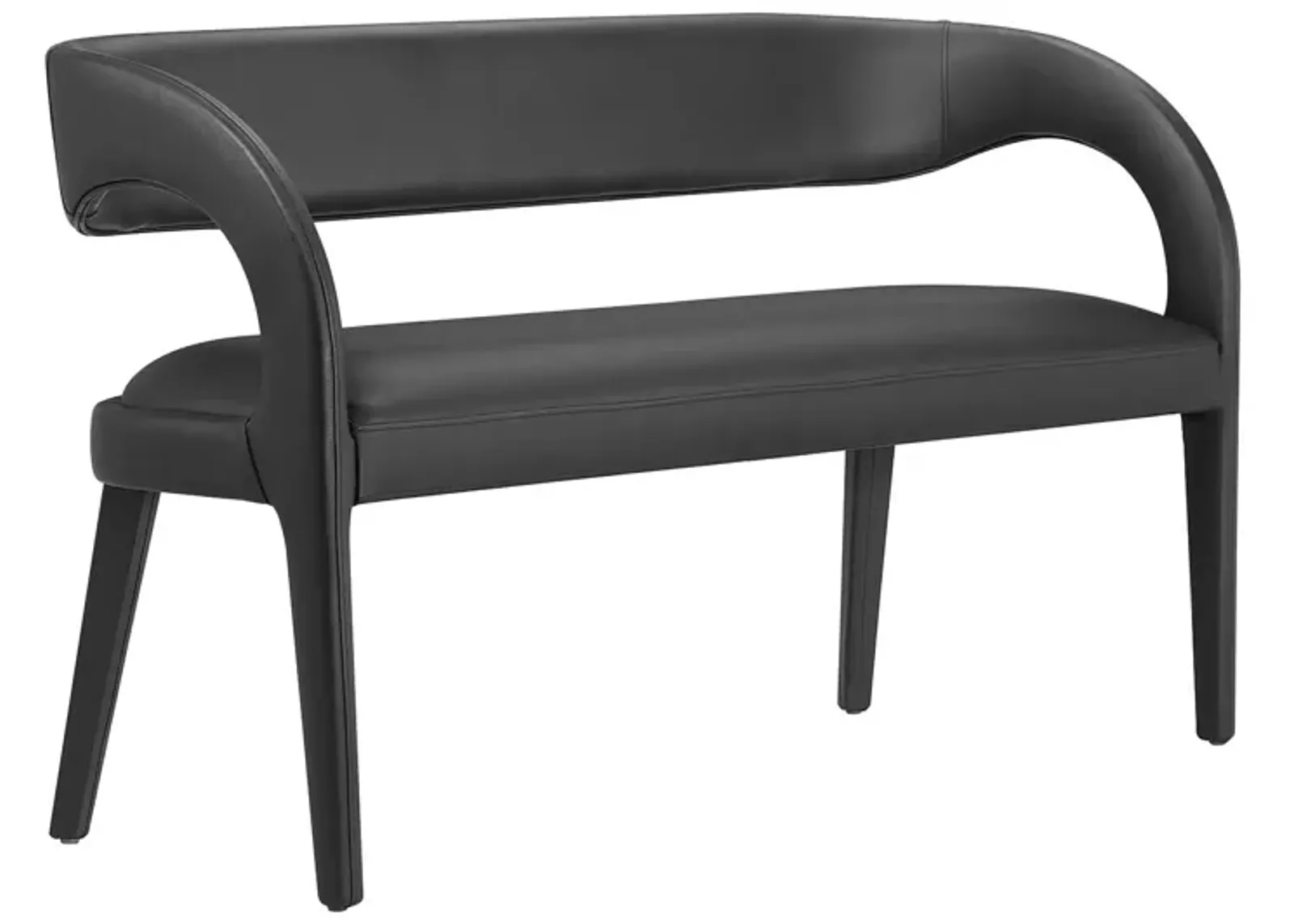 Pinnacle Vegan Leather Accent Bench