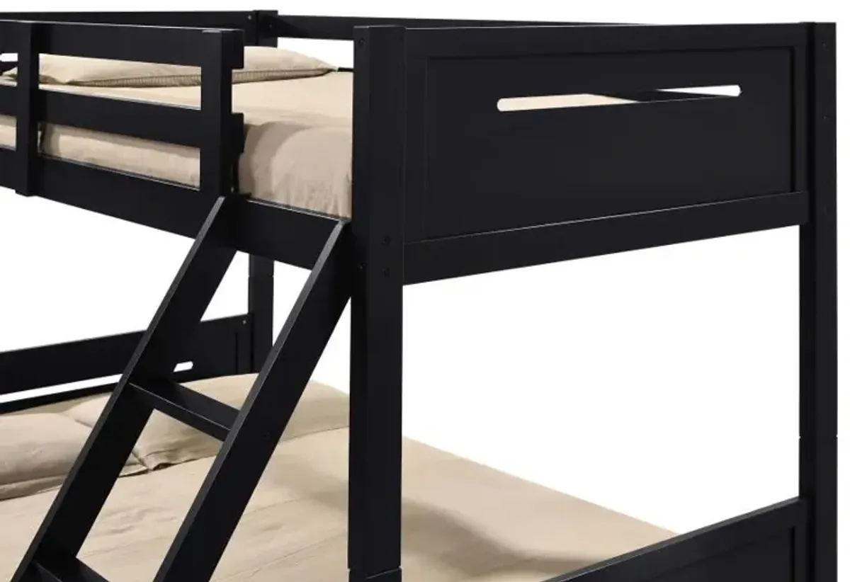 Littleton Twin Over Full Bunk Bed Black