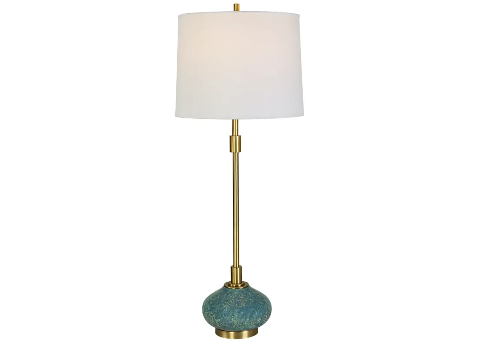 Kaimana Aged Blue Buffet Lamp