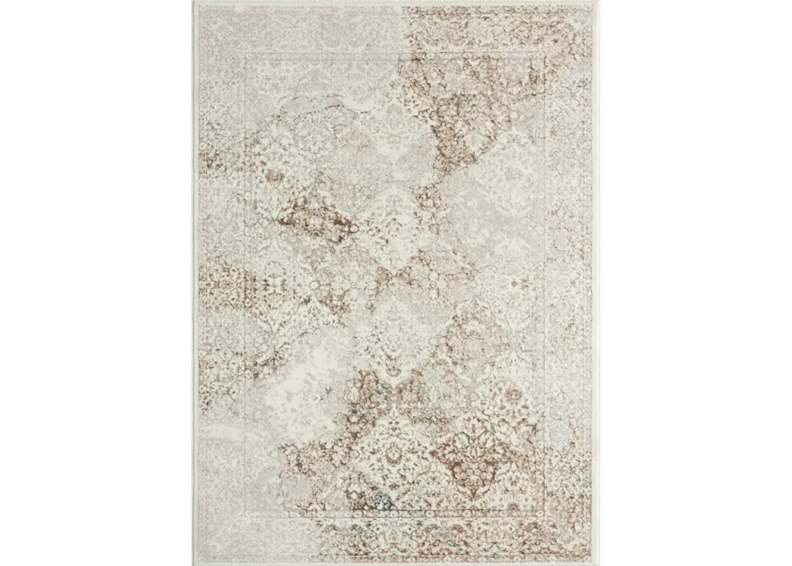 Avery Classic Damask Area Rug