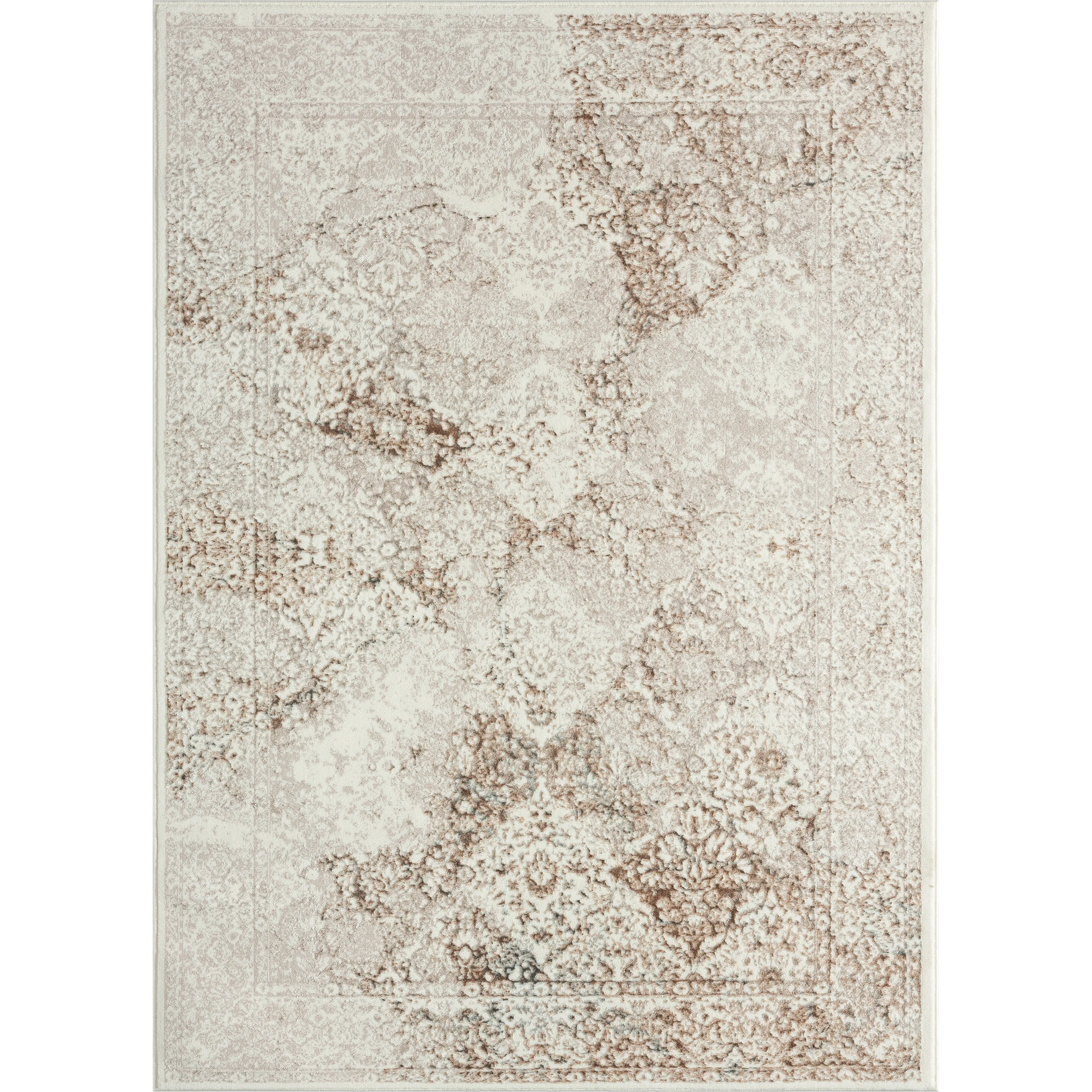 Avery Classic Damask Area Rug