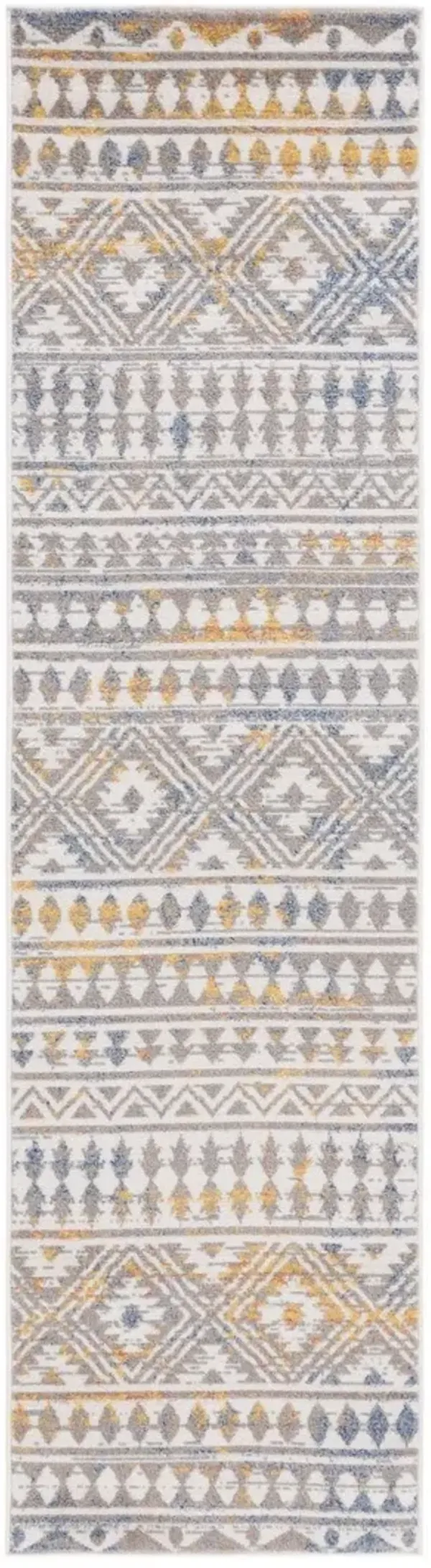 ASTORIA 412 Grey 2'-2' X 8' Runner Rug