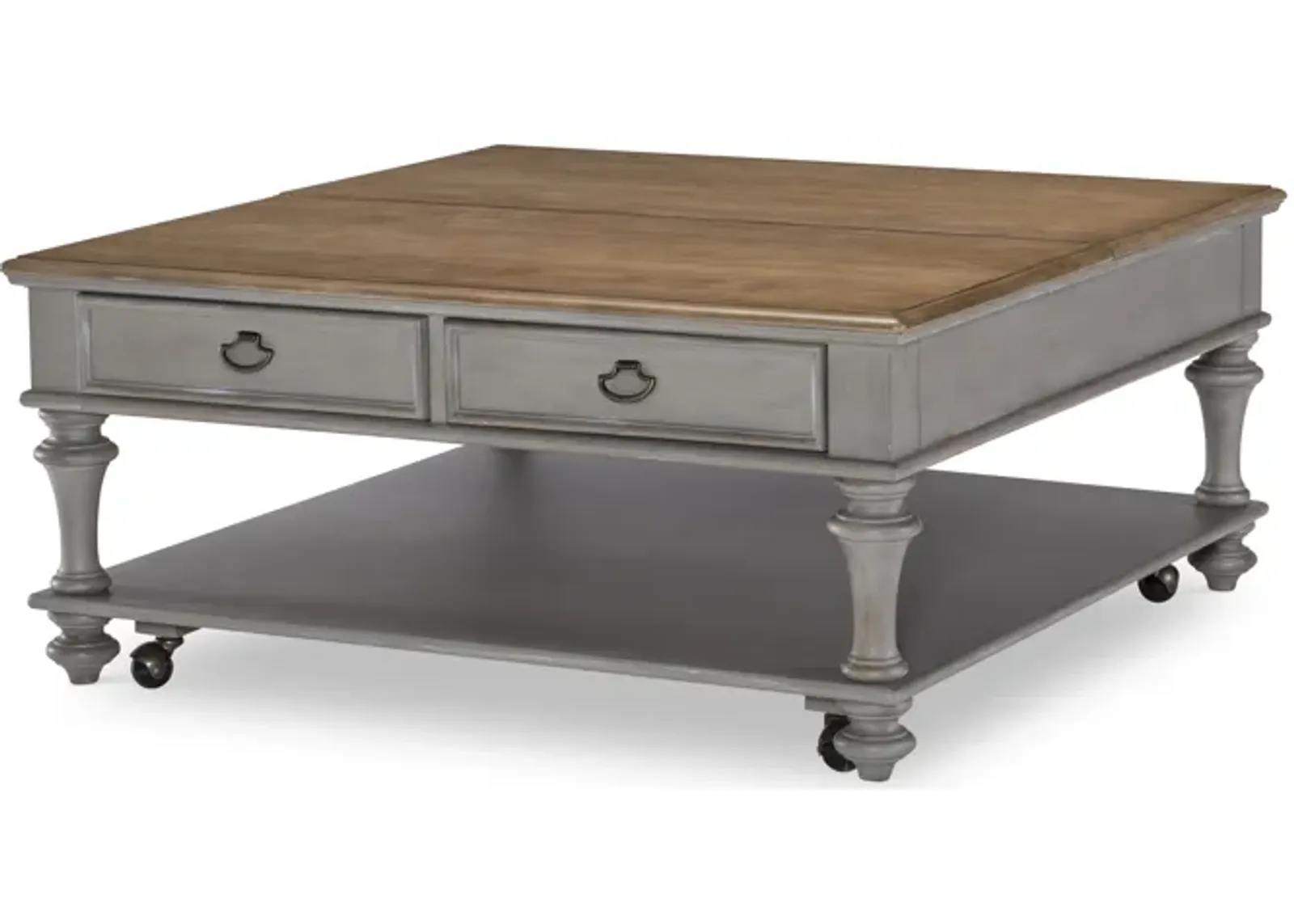 Kingston (Sandalwood Brown + Tweed Gray) Cocktail Table