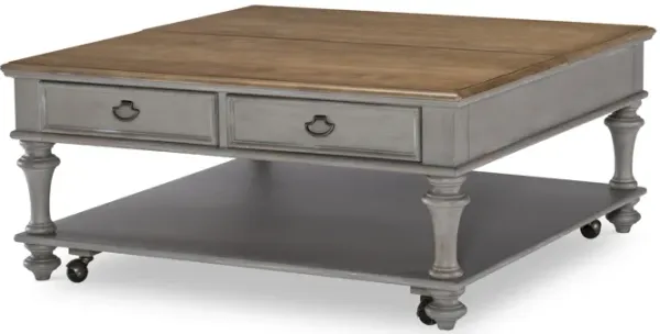 Kingston (Sandalwood Brown + Tweed Gray) Cocktail Table