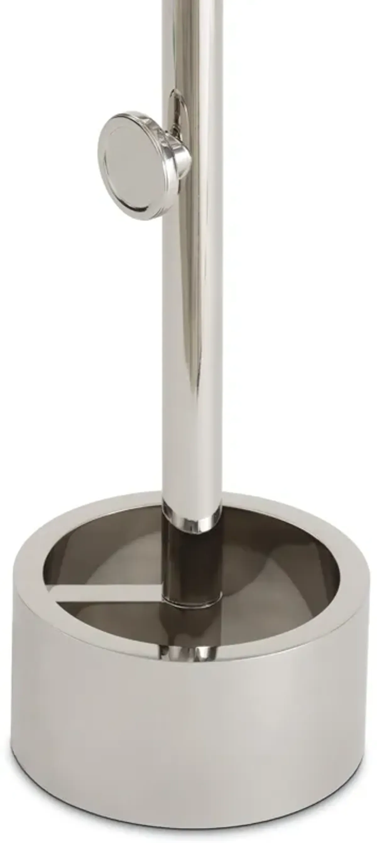 Myles Accent Table (Polished Nickel)