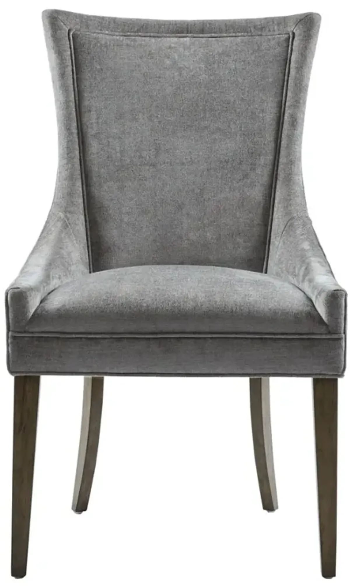 Madison Park Signature Ultra Dark Gray Dining Side Chair (set of 2)