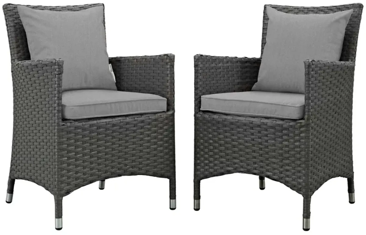 Sojourn 2 Piece Outdoor Patio Sunbrella® Dining Set