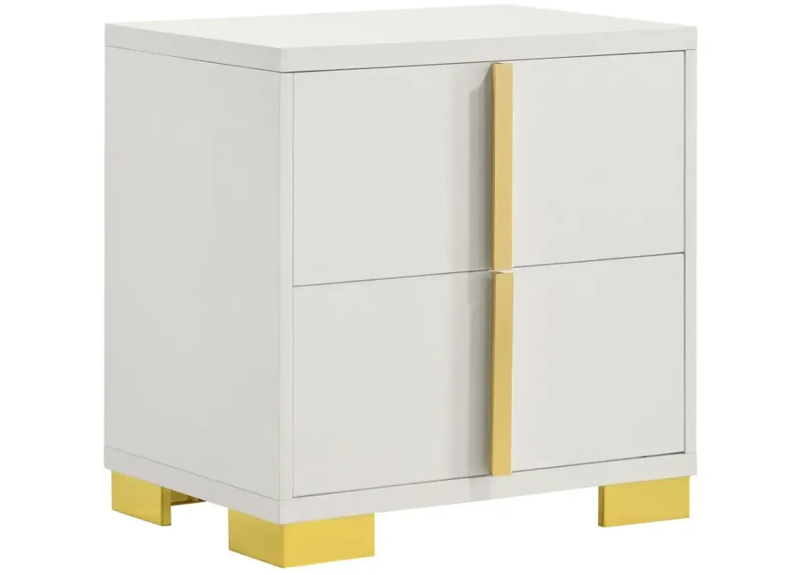 Marceline 2-drawer Nightstand White