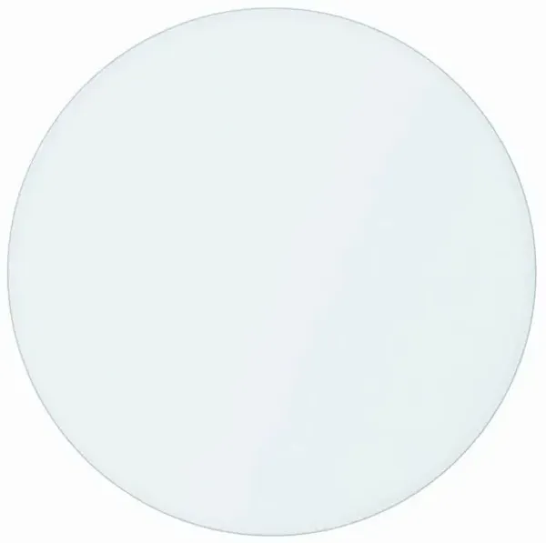 Round Glass Top Clear