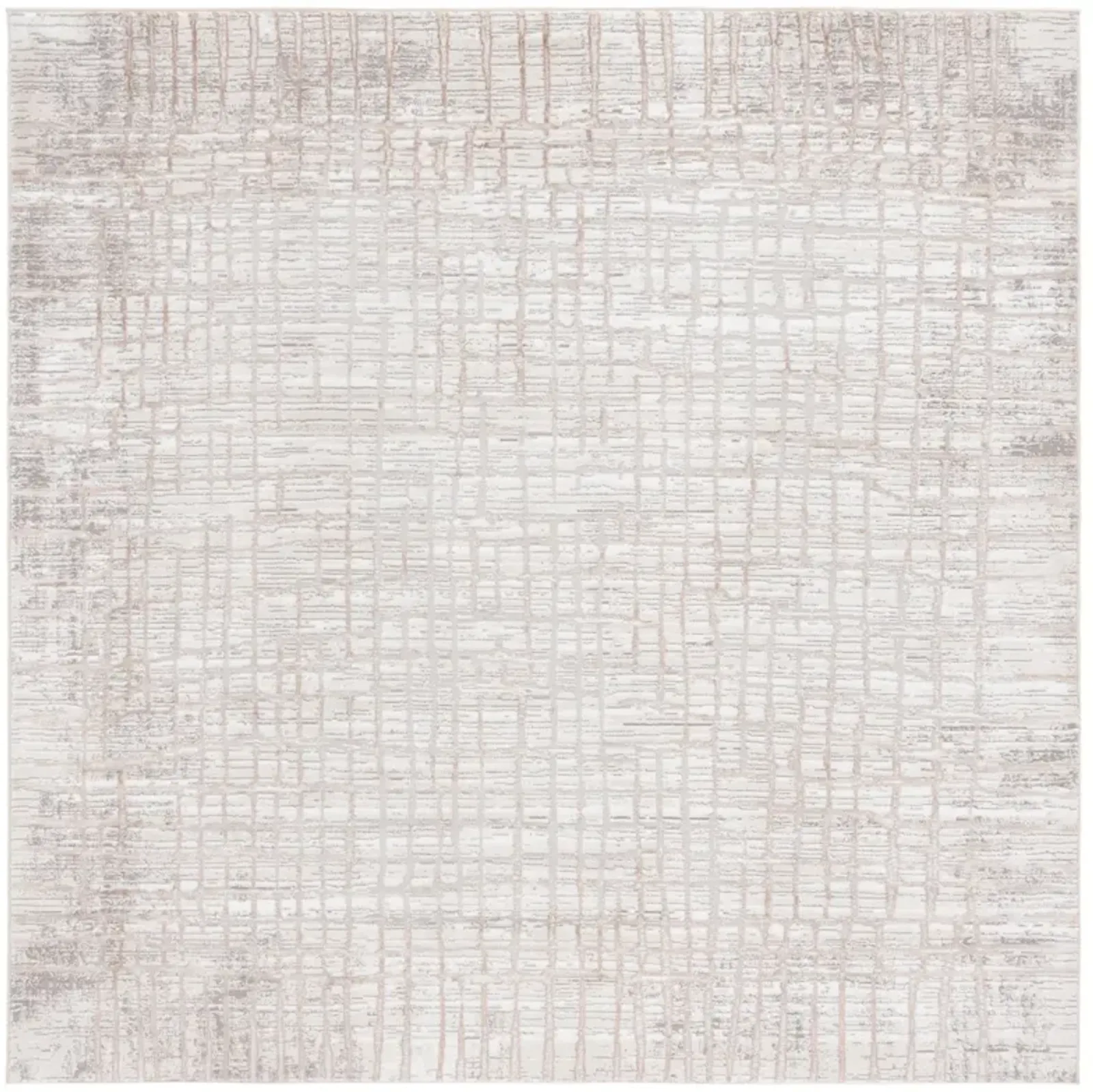 PARKER 134 TAUPE  6'-7' x 6'-7' Square Square Rug