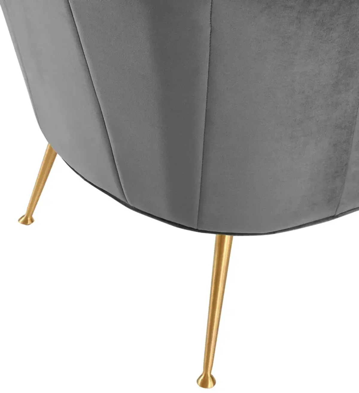 Veronica Channel Tufted Performance Velvet Armchair