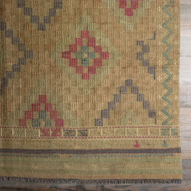 Antique One of a Kind OOAK-1338 6'8" x 9'4" Handmade Rug