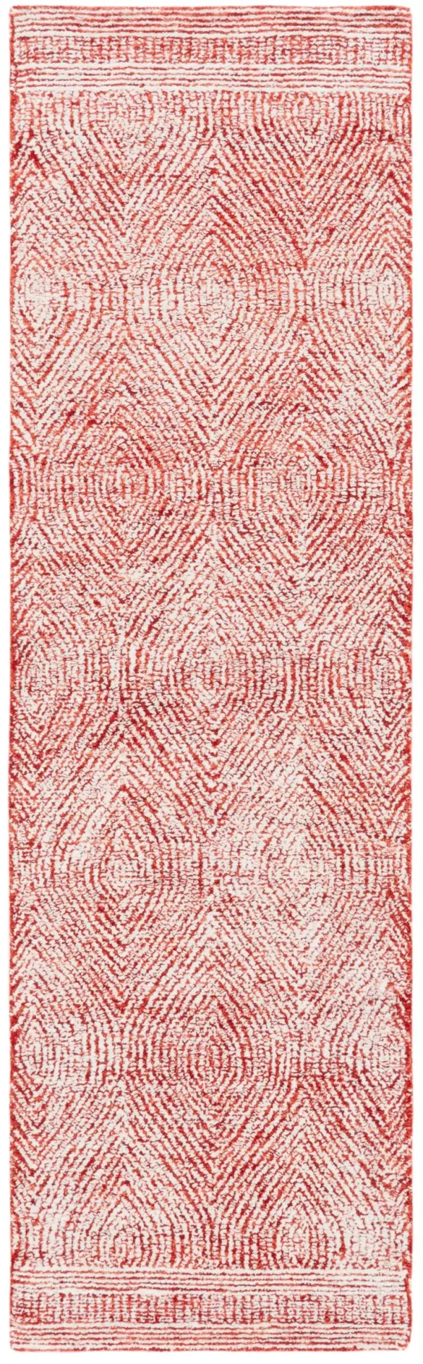 ABSTRACT Hand Tufted 2'-3' x 8' runner