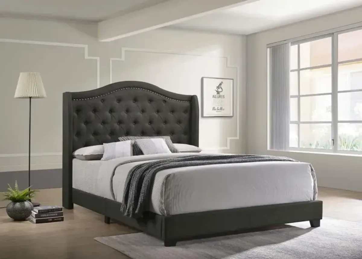 Sonoma Camel Back Eastern King Bed Grey