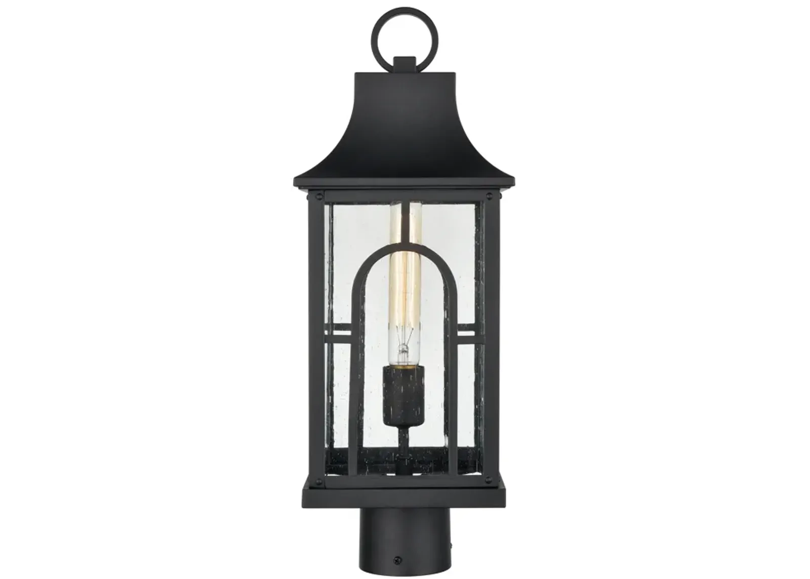 Triumph 19.75" High 1-Light Outdoor Post Light - Textured Black