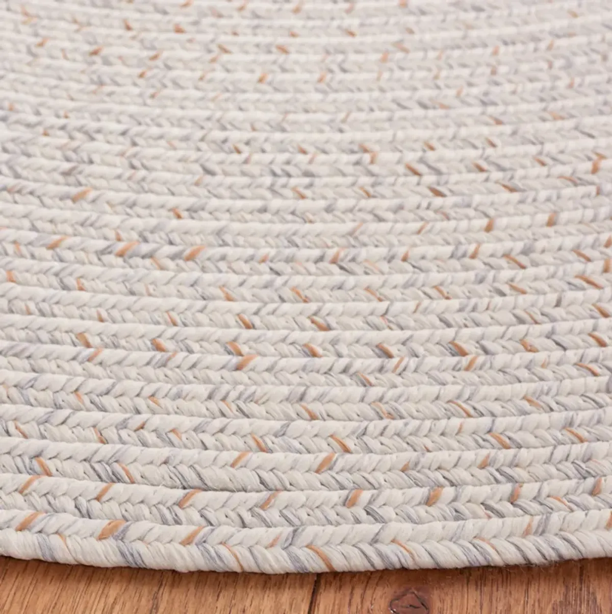 BRAIDED Hand Woven 6' x 8' Oval area rug