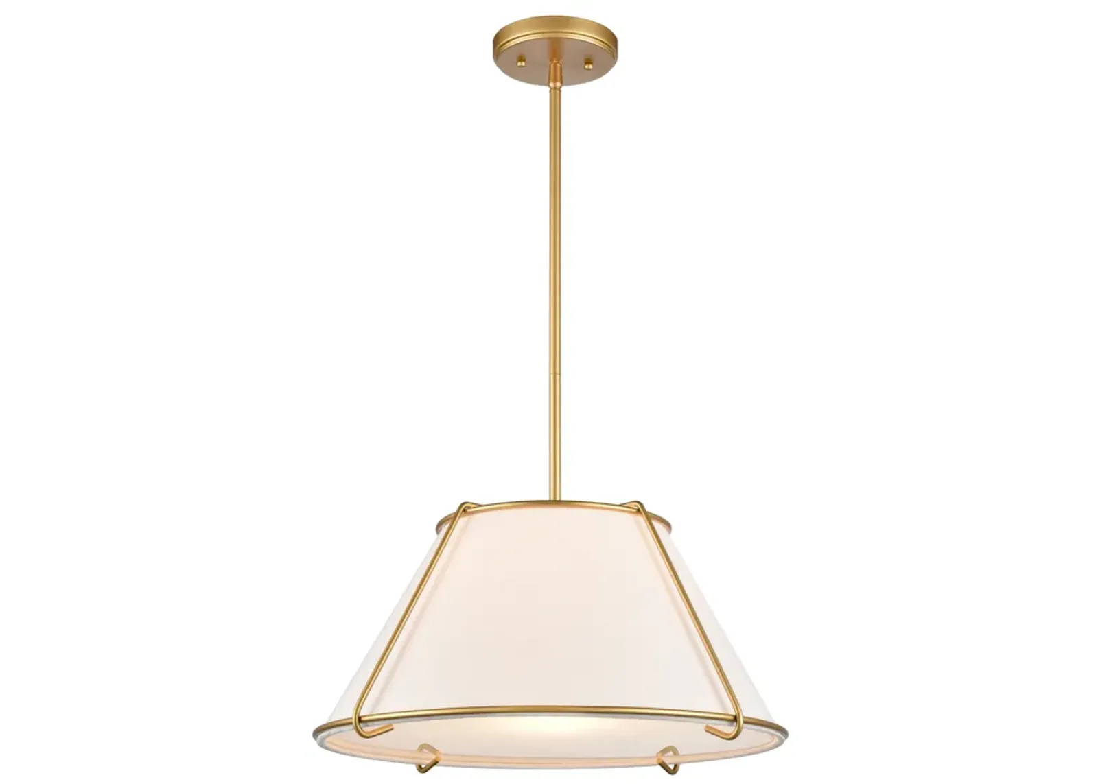 Regalia 18" Wide 1-Light Pendant - Natural Antique Brass