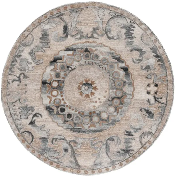 ANATOLIA Hand Tufted 6' x 6' Round area rug