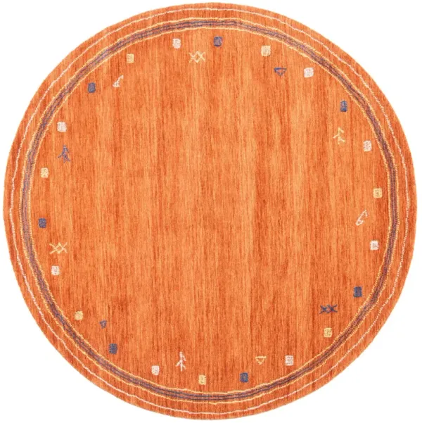 HIMALAYA 563 RUST 10' x 10' Round Round Rug