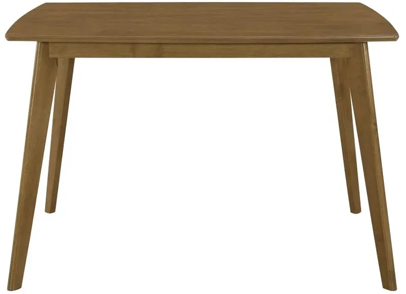 Kersey Dining Table with Angled Legs Chestnut