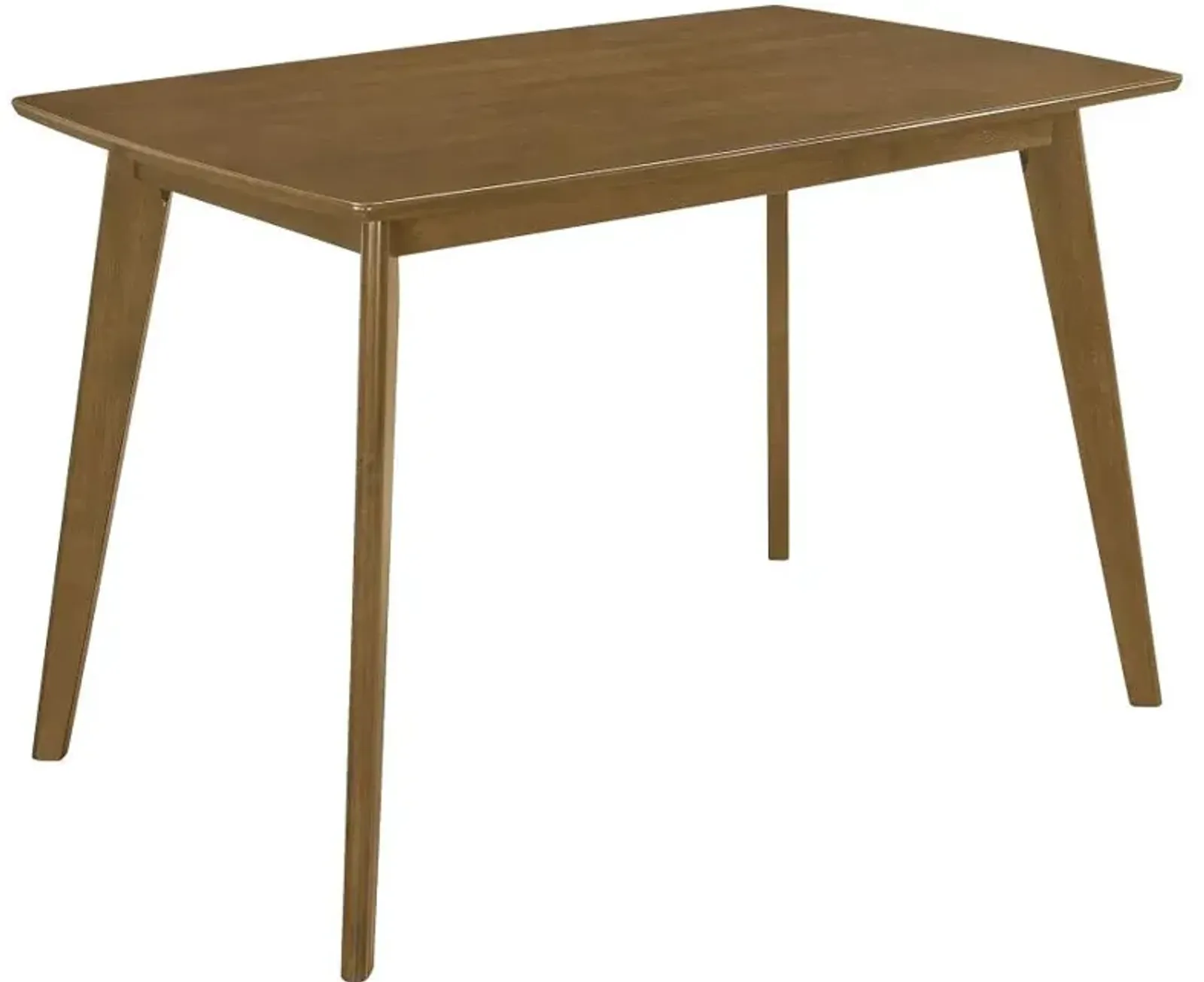 Kersey Dining Table with Angled Legs Chestnut