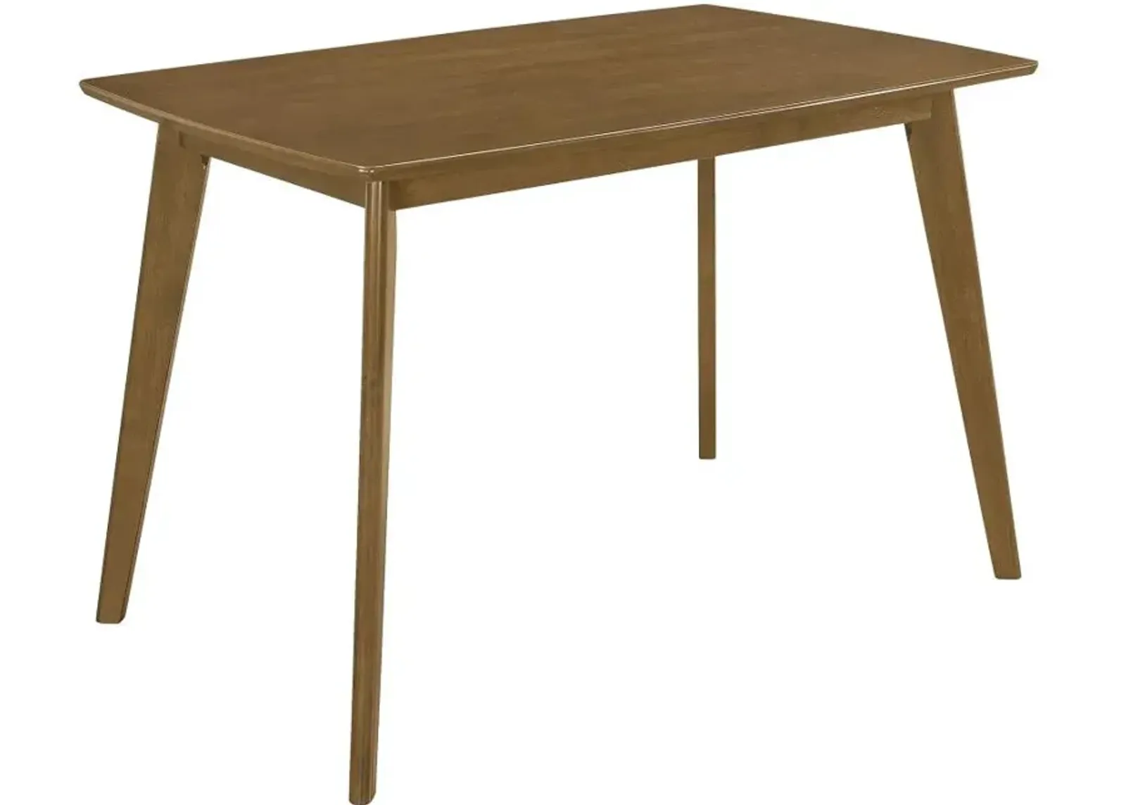 Kersey Dining Table with Angled Legs Chestnut