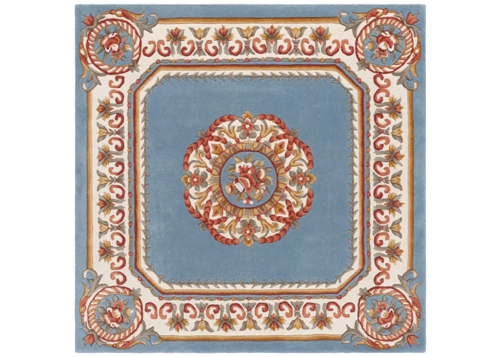 NAPLES 901 LIGHT BLUE  6' x 6' Square Square Rug