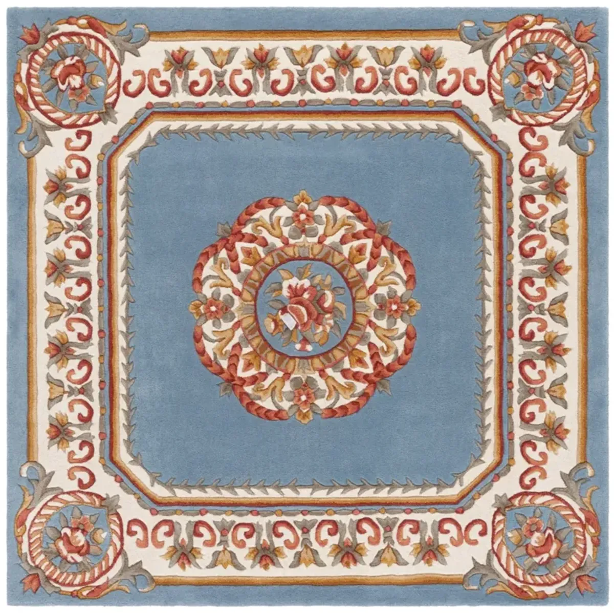 NAPLES 901 LIGHT BLUE  6' x 6' Square Square Rug