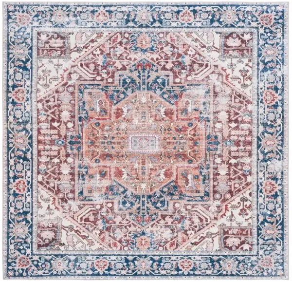 ARIZONA 109 Red 6' X 6' Square Square Rug