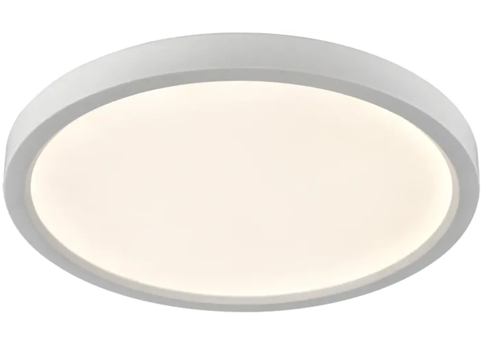 Titan 13" Wide Integrated LED Round Flush Mount - White