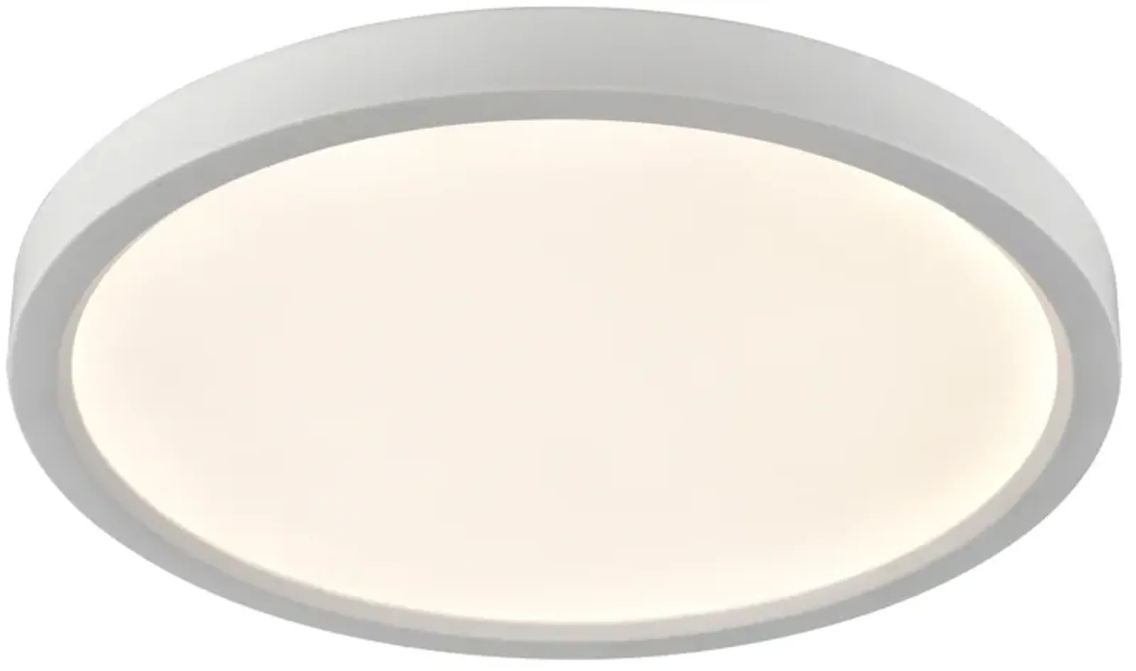 Titan 13" Wide Integrated LED Round Flush Mount - White