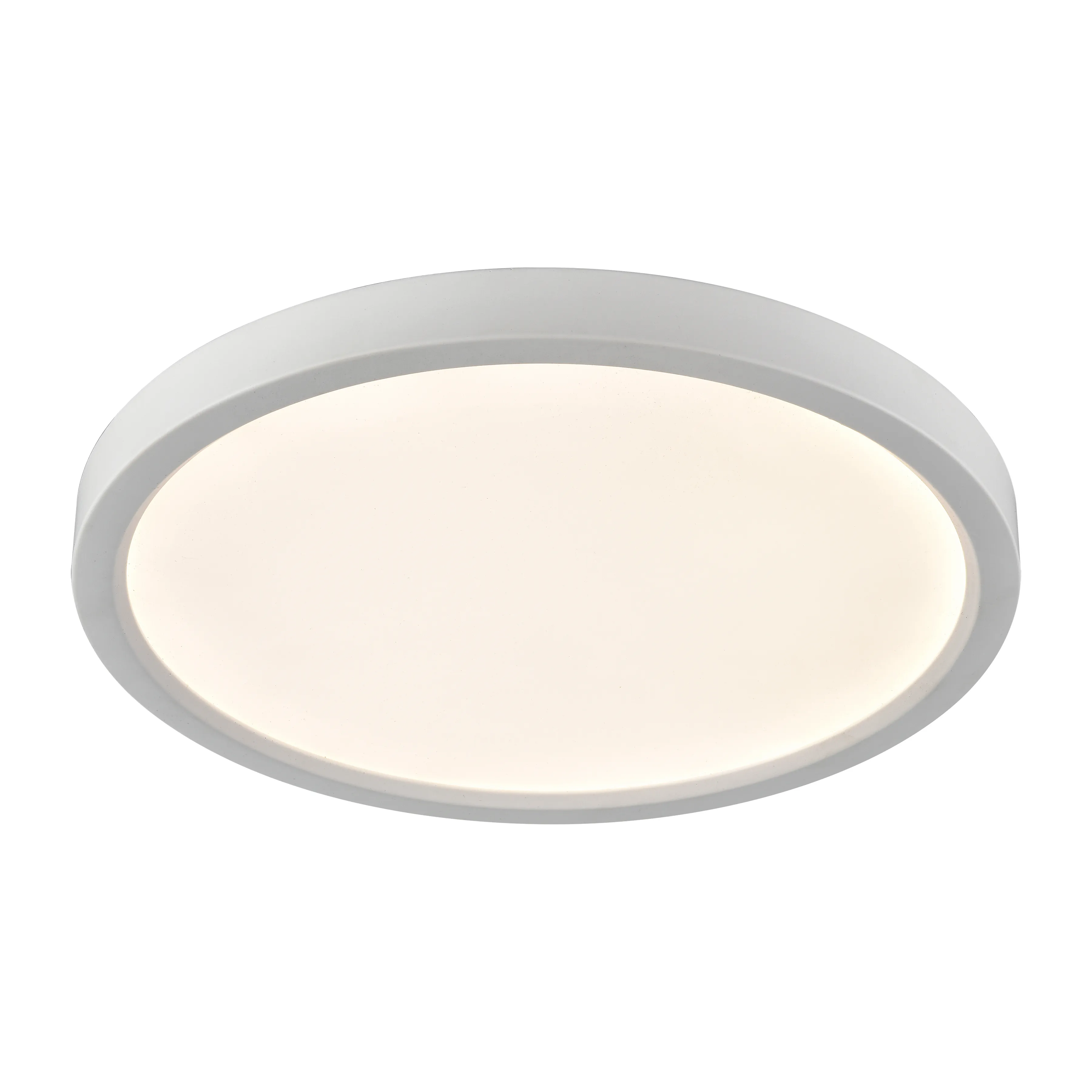 Titan 13" Wide Integrated LED Round Flush Mount - White