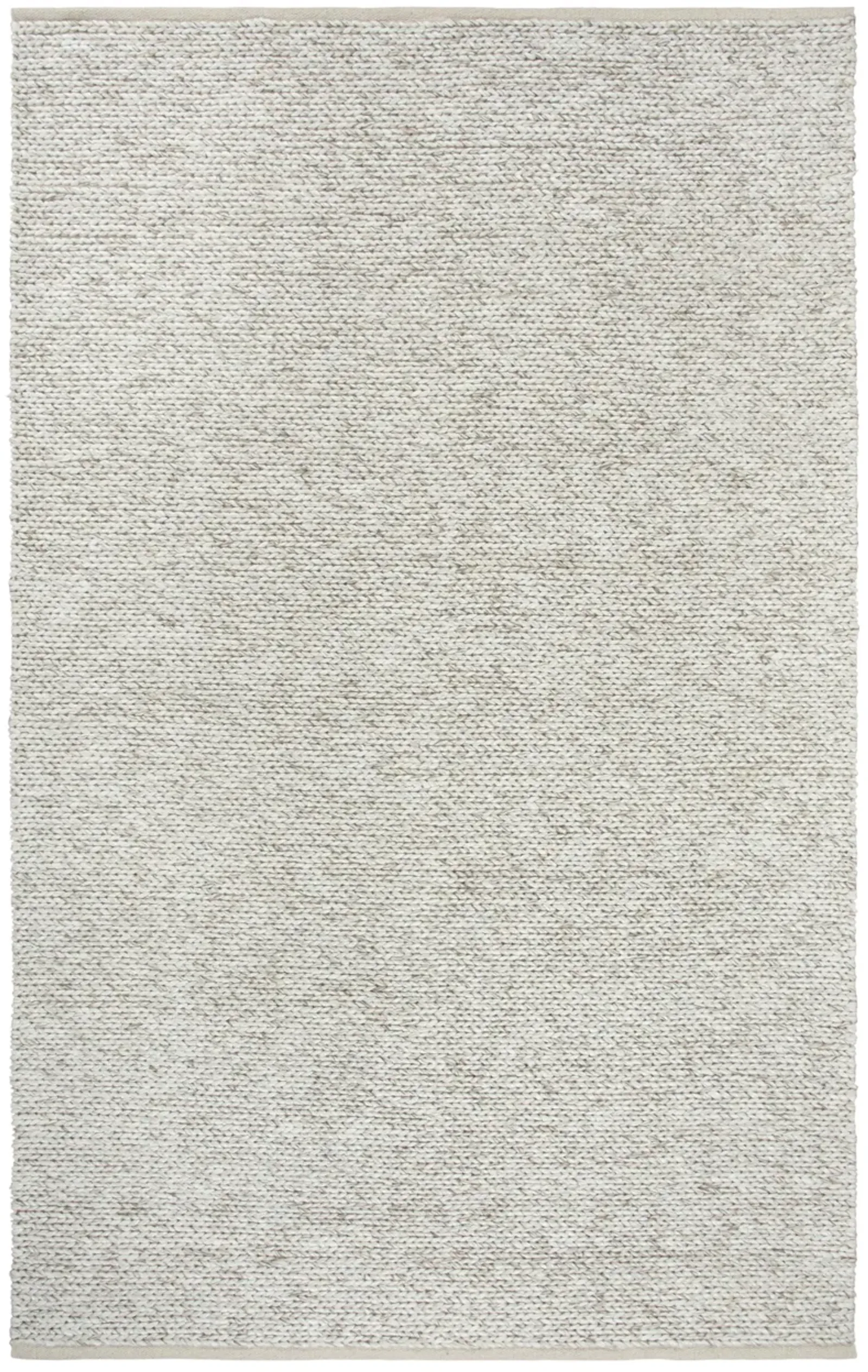 Ewe Complete me Beige Woven Wool/Polyester 5' x 8' Rectangle Rug