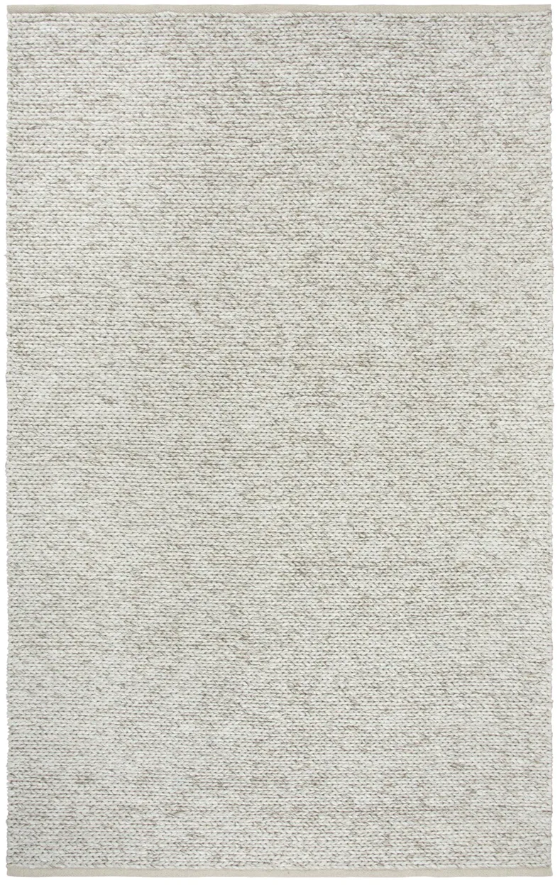 Ewe Complete me Beige Woven Wool/Polyester 5' x 8' Rectangle Rug